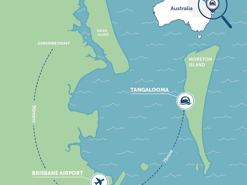 Tangalooma Island Resort Map