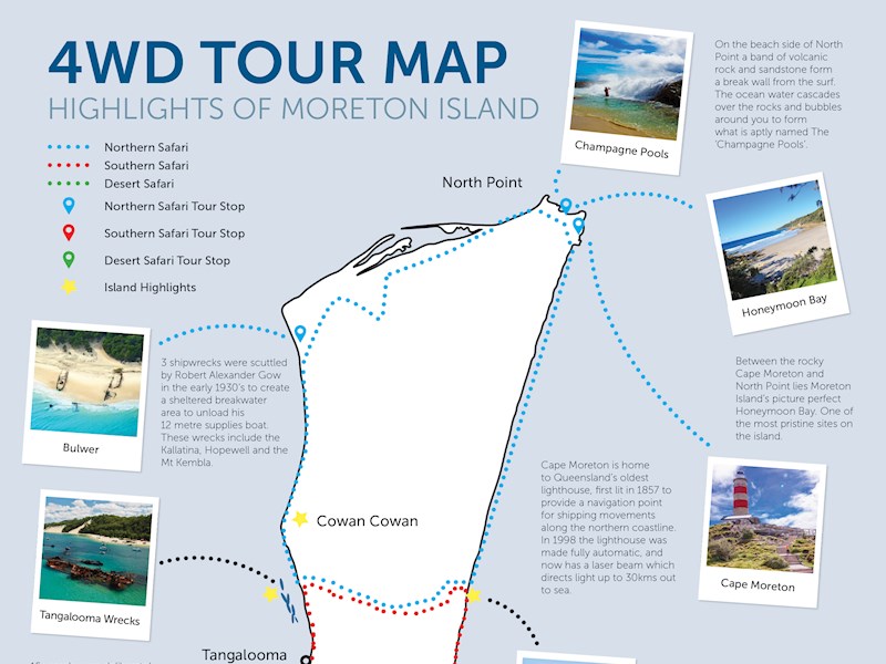 Tangalooma Island Resort Map