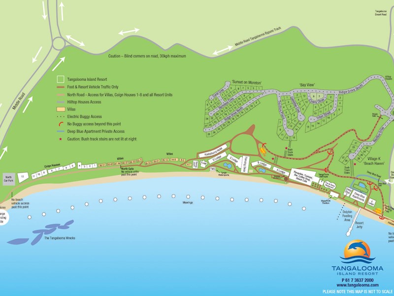 Tangalooma Map