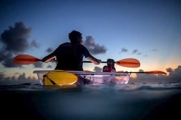 Kayaking at Tangalooma