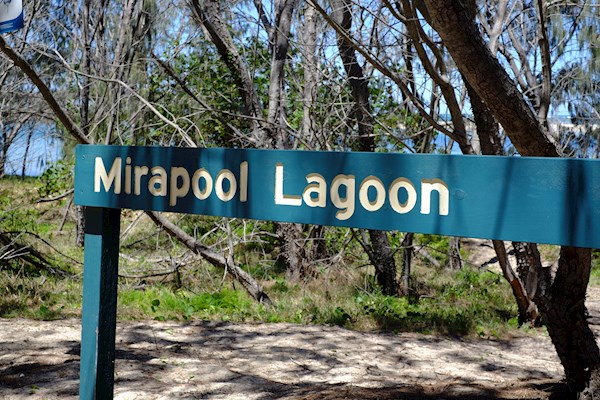 Mirapool Lagoon Tourist Sign