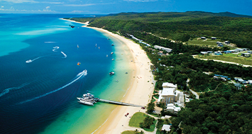 moreton island cruise ship