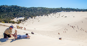 tangalooma day cruise with atv quad bike tour