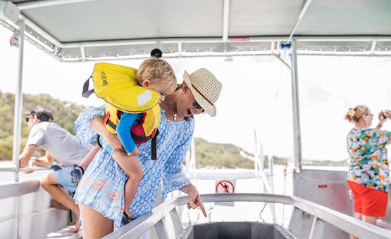 moreton island boat cruise